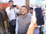 State transport minister and MSRTC chairman Pratap Sarnaik suspended Solapur ST depot manager after finding unhygienic conditions during a surprise inspection on Friday. (HT)