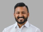 Suspended Congress MLA Rahul Mamkootathil . (HT PHOTO)