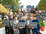 Thakur, who was in the Opposition lounge when these remarks were made, returned immediately to the House to register his objection. (HT Photo) Thakur, who was in the Opposition lounge when these remarks were made, returned immediately to the House to register his objection. (HT Photo)