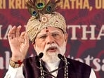 Prime Minister Narendra Modi addresses a gathering during 'Laksha Kantha Gita Parayana' programme at Sri Krishna Mutt, in Udupi, Karnataka. Prime Minister Narendra Modi addresses a gathering during 'Laksha Kantha Gita Parayana' programme at Sri Krishna Mutt, in Udupi, Karnataka.