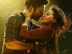 Dhanush and Kriti Sanon in Tere Ishk Mein. Dhanush and Kriti Sanon in Tere Ishk Mein.