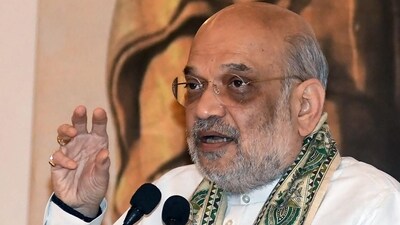 Amit Shah addresses the three-day DGP/IGP annual conference in Raipur