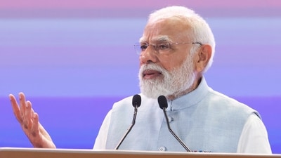 This is the second visit of Modi to the Krishna temple. (ANI) This is the second visit of Modi to the Krishna temple. (ANI)