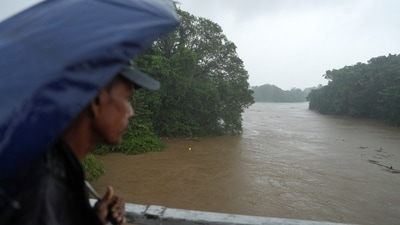 The Kelani River, which flows into the Indian Ocean near the capital Colombo, is expected to overflow later on Friday, prompting warnings for residents to move to higher ground. More than 20,000 troops have been deployed, while the navy is assisting in evacuations and clearing debris. (REUTERS)