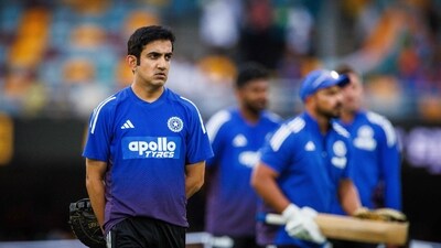 India's coach Gautam Gambhir watches a practice session. (AFP) India's coach Gautam Gambhir watches a practice session. (AFP)