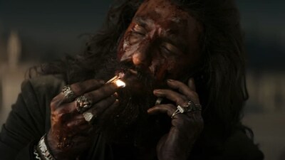 Ranveer Singh in a still from Dhurandhar. Ranveer Singh in a still from Dhurandhar.