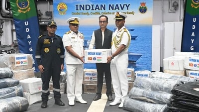 Reaffirming India’s support, New Delhi has sent emergency relief materials and humanitarian assistance under Operation Sagar Bandhu to help Sri Lanka. (X/@DrSJaishankar)