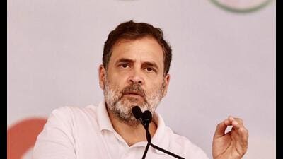 Gandhi alleged that the air pollution issue continues “because there are stakeholders who benefit from it” (HT photo) Gandhi alleged that the air pollution issue continues “because there are stakeholders who benefit from it” (HT photo)