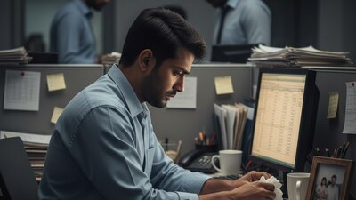 An employee claimed they were forced to apply for leave after missing a WFH entry. (Representational image/Gemini AI generated) An employee claimed they were forced to apply for leave after missing a WFH entry. (Representational image/Gemini AI generated)