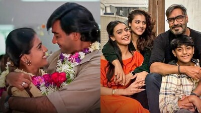 Ajay Devgn celebrates 28 years of Ishq with an adorable post featuring Kajol and family. Ajay Devgn celebrates 28 years of Ishq with an adorable post featuring Kajol and family.