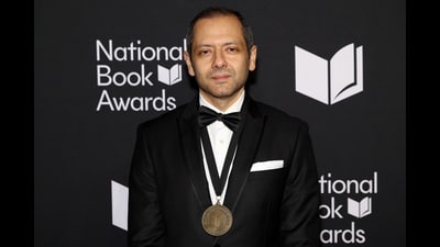 Omar El Akkad attends the 76th National Book Awards at Cipriani Wall Street on November 19, 2025 in New York City. (Arturo Holmes/Getty Images) Omar El Akkad attends the 76th National Book Awards at Cipriani Wall Street on November 19, 2025 in New York City. (Arturo Holmes/Getty Images)