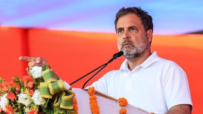 Rahul Gandhi called for an urgent Parliament debate and a national action plan to combat air pollution. (AICC via PTI) Rahul Gandhi called for an urgent Parliament debate and a national action plan to combat air pollution. (AICC via PTI)