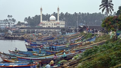 The India Meteorological Department (IMD) said Ditwah, with strong winds and the potential for extremely heavy rainfall, is expected to reach the southwest Bay of Bengal near North Tamil Nadu, Puducherry, and south Andhra Pradesh coasts by early November 30. Fishing boats remain anchored at the Vizhinjam Harbour in the wake of bad weather and the impact of cyclonic storm Ditwah, in Thiruvananthapuram, Friday, Nov. 28, 2025. (PTI) The India Meteorological Department (IMD) said Ditwah, with strong winds and the potential for extremely heavy rainfall, is expected to reach the southwest Bay of Bengal near North Tamil Nadu, Puducherry, and south Andhra Pradesh coasts by early November 30. Fishing boats remain anchored at the Vizhinjam Harbour in the wake of bad weather and the impact of cyclonic storm Ditwah, in Thiruvananthapuram, Friday, Nov. 28, 2025. (PTI)