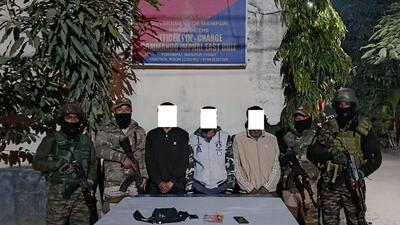 Police in a statement stated that the arrested were identified. (Manipur Police)
