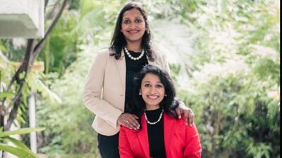 Pranati Shroff Munot and Ankita Shroff Sarda. (HT PHOTO) Pranati Shroff Munot and Ankita Shroff Sarda. (HT PHOTO)