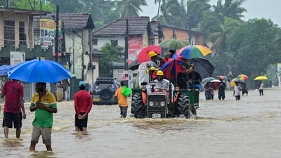 Sri Lanka deployed its military on Friday to carry out rescue and relief operations after floods and landslides across the island killed 56 people, with another 21 reported missing. The country, currently in its northeast monsoon season, has seen intensified rainfall due to Cyclone Ditwah, the Disaster Management Centre (DMC) said. People move through a flooded road after heavy rainfall in Kaduwela on the outskirts of Colombo on November 28, 2025. (AFP) Sri Lanka deployed its military on Friday to carry out rescue and relief operations after floods and landslides across the island killed 56 people, with another 21 reported missing. The country, currently in its northeast monsoon season, has seen intensified rainfall due to Cyclone Ditwah, the Disaster Management Centre (DMC) said. People move through a flooded road after heavy rainfall in Kaduwela on the outskirts of Colombo on November 28, 2025. (AFP)