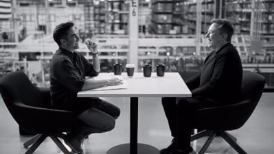 Nikhil Kamath posted a monochrome teaser confirming Elon Musk’s WTF podcast episode. (Instagram/nikhilkamathcio) Nikhil Kamath posted a monochrome teaser confirming Elon Musk’s WTF podcast episode. (Instagram/nikhilkamathcio)