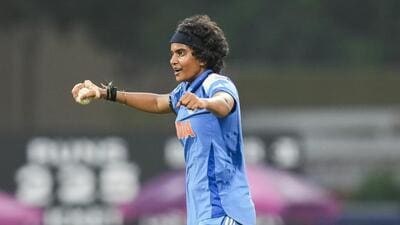 Shree Charani was one of India’s top performers in the World Cup-winning campaign. (PTI) Shree Charani was one of India’s top performers in the World Cup-winning campaign. (PTI)