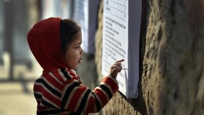 The Directorate of Education (DoE) released the broader entry-level admission schedule last week and schools are now uploading their individual 100-point frameworks. (HT Archive) The Directorate of Education (DoE) released the broader entry-level admission schedule last week and schools are now uploading their individual 100-point frameworks. (HT Archive)