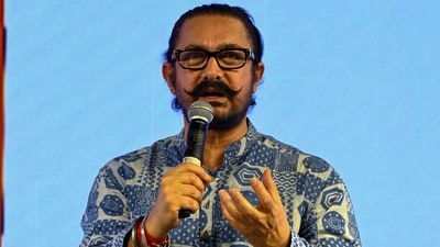 Bollywood actor Aamir Khan talked about his career and journey as an actor at IFFI 2025. (PTI Photo) (PTI09_07_2025_000287A) (PTI) Bollywood actor Aamir Khan talked about his career and journey as an actor at IFFI 2025. (PTI Photo) (PTI09_07_2025_000287A) (PTI)