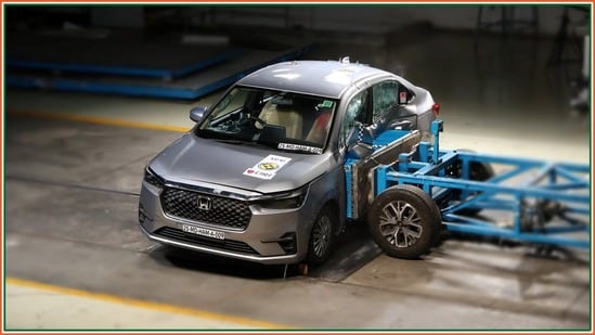 The Honda Amaze 3rd gen has scored a 5-star rating in BNCAP's crash testing.
