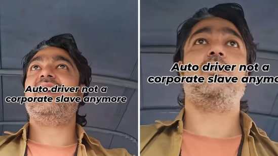 The man said he left his corporate job and started driving an auto in Bengaluru. (Instagram/@rak.shot)