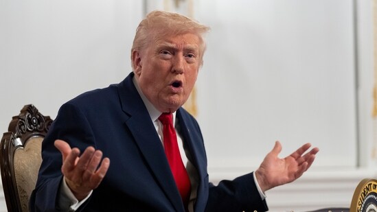 Trump also threatened to reverse "millions" of admissions granted under his predecessor Joe Biden (AP)