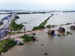 A flood-affected area after heavy rainfall due to Cyclone Ditwah at Vedaranyam in Nagapattinam on Saturday. (ANI) A flood-affected area after heavy rainfall due to Cyclone Ditwah at Vedaranyam in Nagapattinam on Saturday. (ANI)