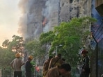 In this photo taken Wednesdaym Nov. 26, 2025 and released by William Li, fire fighters prepare to battle the deadly Wednesday fire at Wang Fuk Court, a residential estate in the Tai Po district of Hong Kong's New Territories (William Lim via AP) In this photo taken Wednesdaym Nov. 26, 2025 and released by William Li, fire fighters prepare to battle the deadly Wednesday fire at Wang Fuk Court, a residential estate in the Tai Po district of Hong Kong's New Territories (William Lim via AP)