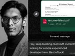 A Techie posted a screenshot of a swift job rejection on X, and users discussed why clear communication should be standard in hiring.