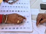The 90-year-old, in his white shirt and dhoti, is seeking votes in his trembling voice--not for anyone else but for himself.