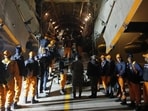The contingent is led by P.K. Tiwary, Commandant of the NDRF’s 8th Battalion. (NDRF)
