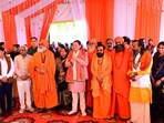 Uttarakhand CM Dhami meets Acharyas and representatives of the 13 Akharas on the banks of the Ganga in Haridwar to review early preparations for the 2027 Kumbh. Uttarakhand CM Dhami meets Acharyas and representatives of the 13 Akharas on the banks of the Ganga in Haridwar to review early preparations for the 2027 Kumbh.