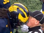 Screengrab of video showing Jaishawn Barham headbutt the referee. Screengrab of video showing Jaishawn Barham headbutt the referee.