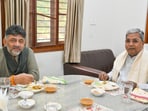 Karnataka deputy CM DK Shivakumar meets chief minister Siddaramaiah. Karnataka deputy CM DK Shivakumar meets chief minister Siddaramaiah.