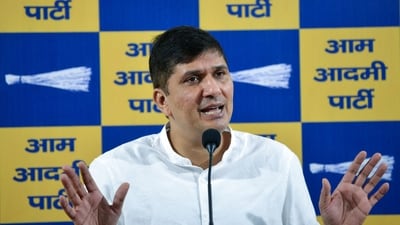 New Delhi, Oct 29 (ANI): Aam Aadmi Party Spokesperson Saurabh Bharadwaj (Sathiya) New Delhi, Oct 29 (ANI): Aam Aadmi Party Spokesperson Saurabh Bharadwaj (Sathiya)