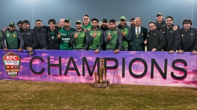 Pakistan defeated Sri Lanka by six wickets in the T20 Tri-Series final. (AP) Pakistan defeated Sri Lanka by six wickets in the T20 Tri-Series final. (AP)