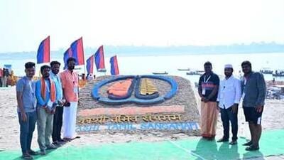 Around 110 stalls will be set up at Namo Ghat in Varanasi by various central ministries, along with sessions hosted at BHU on themes connecting the knowledge traditions of Kashi and Tamil Nadu. (HT Photo/) Around 110 stalls will be set up at Namo Ghat in Varanasi by various central ministries, along with sessions hosted at BHU on themes connecting the knowledge traditions of Kashi and Tamil Nadu. (HT Photo/)