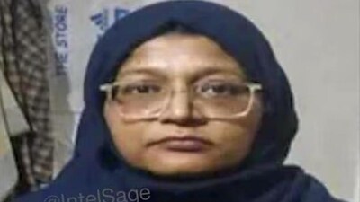 Born and raised in the narrow lanes of Hata Mustafa Khan in Khandari Bazar, Lucknow, Dr. Shaheen Shahid was the daughter of Shahid Ansari, a retired staffer from the state health department (HT_PRINT) Born and raised in the narrow lanes of Hata Mustafa Khan in Khandari Bazar, Lucknow, Dr. Shaheen Shahid was the daughter of Shahid Ansari, a retired staffer from the state health department (HT_PRINT)