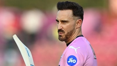 Faf du Plessis pulls out of the IPL 2026 auction. (REUTERS)