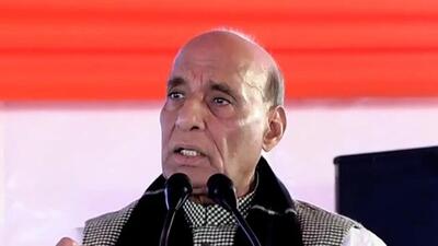 Defence minister Rajnath Singh. (File) Defence minister Rajnath Singh. (File)