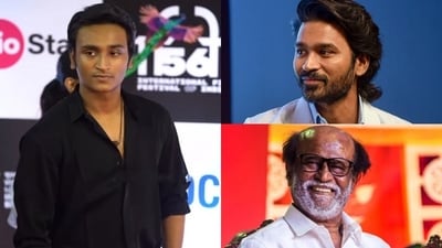 Dhanush's son Yatra Raja stole all the attention at IFFI 2025 when he accompanied his grandfather Rajinikanth. Dhanush's son Yatra Raja stole all the attention at IFFI 2025 when he accompanied his grandfather Rajinikanth.
