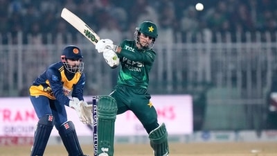 Saim Ayub registered 36 off 33 balls. (AP) Saim Ayub registered 36 off 33 balls. (AP)