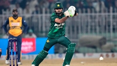 Chasing 115 runs, Pakistan reached 118/4 in 18.4 overs as Babar Azam (37*) hit the match-winning run. (AP) Chasing 115 runs, Pakistan reached 118/4 in 18.4 overs as Babar Azam (37*) hit the match-winning run. (AP)