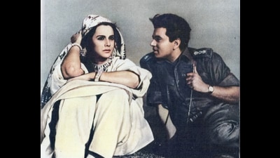 Priya Rajvansh and Dharmendra in Haqeeqat (1964). Priya Rajvansh and Dharmendra in Haqeeqat (1964).