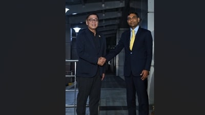 Sihasak Phuangketkeow's India visit will continue till December 2. (X/@MEAIndia) Sihasak Phuangketkeow's India visit will continue till December 2. (X/@MEAIndia)