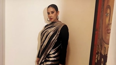 Manisha Koirala turns heads in gold-black (Instagram/Manisha Koirala) Manisha Koirala turns heads in gold-black (Instagram/Manisha Koirala)