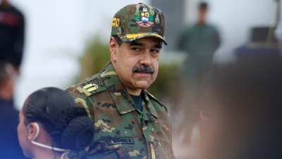 FILE PHOTO: Venezuela's President Nicolas Maduro attends a rally against a possible escalation of U.S. actions toward the country, at Fort Tiuna military base in Caracas, Venezuela, November 25, 2025. REUTERS/Leonardo Fernandez Viloria/File Photo (REUTERS)