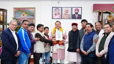 A PRSI delegation meets Uttarakhand Chief Minister Pushkar Singh Dhami in Dehradun to extend an invitation to the upcoming national public relations convention. A PRSI delegation meets Uttarakhand Chief Minister Pushkar Singh Dhami in Dehradun to extend an invitation to the upcoming national public relations convention.