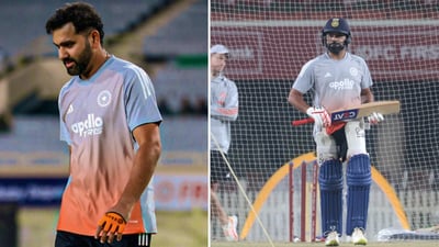 Rohit Sharma trains in Ranchi ahead of the series opener vs South Africa. (BCCI) Rohit Sharma trains in Ranchi ahead of the series opener vs South Africa. (BCCI)